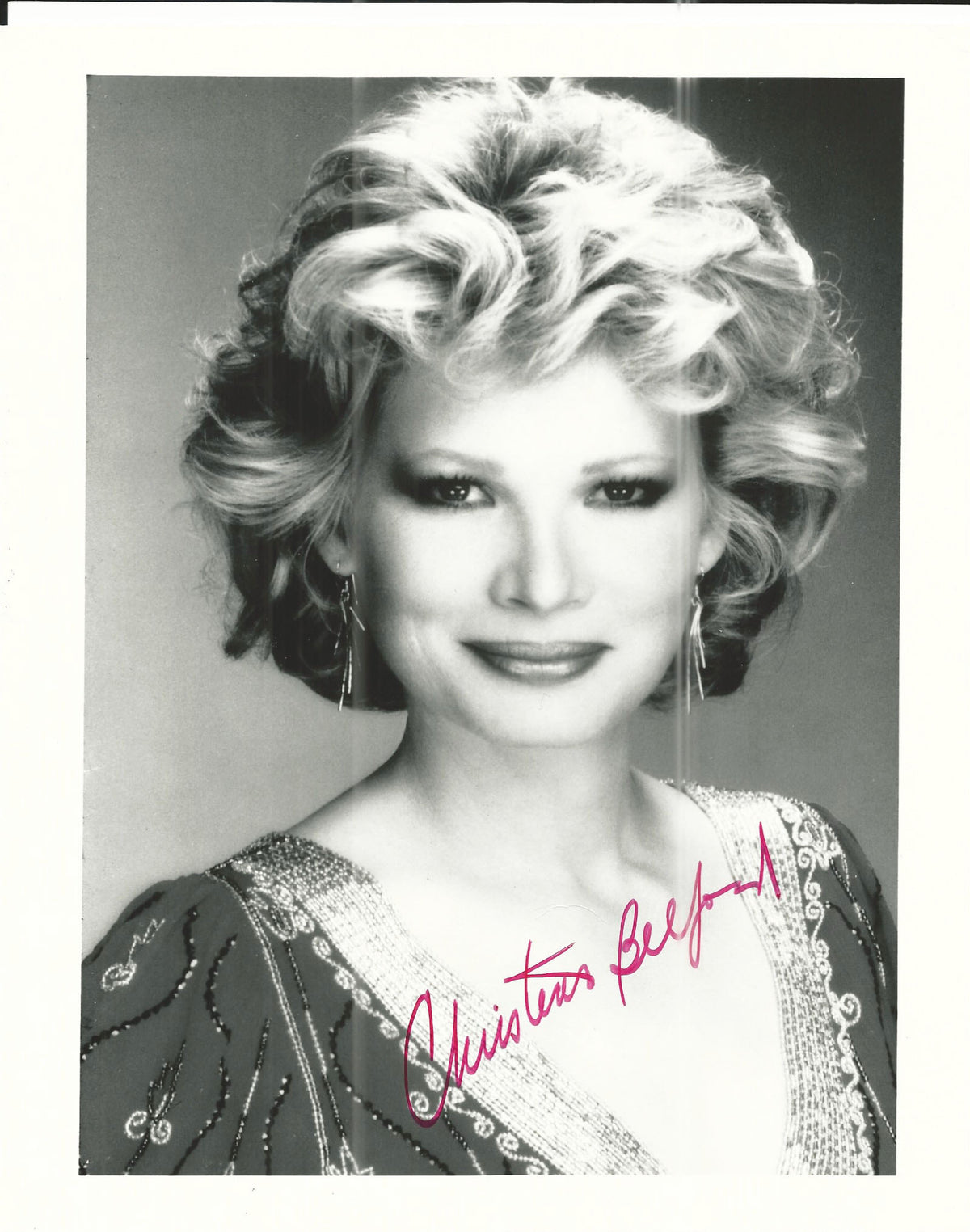 Magnum's Christine Belford Signed Photo