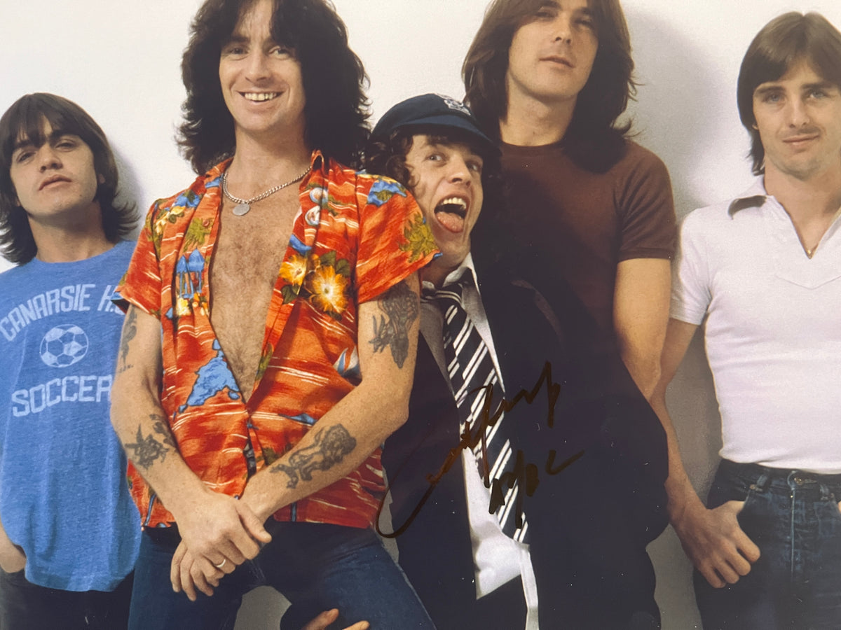 AC/DC Angus Young signed photo