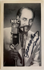 Groucho Marx signed photo