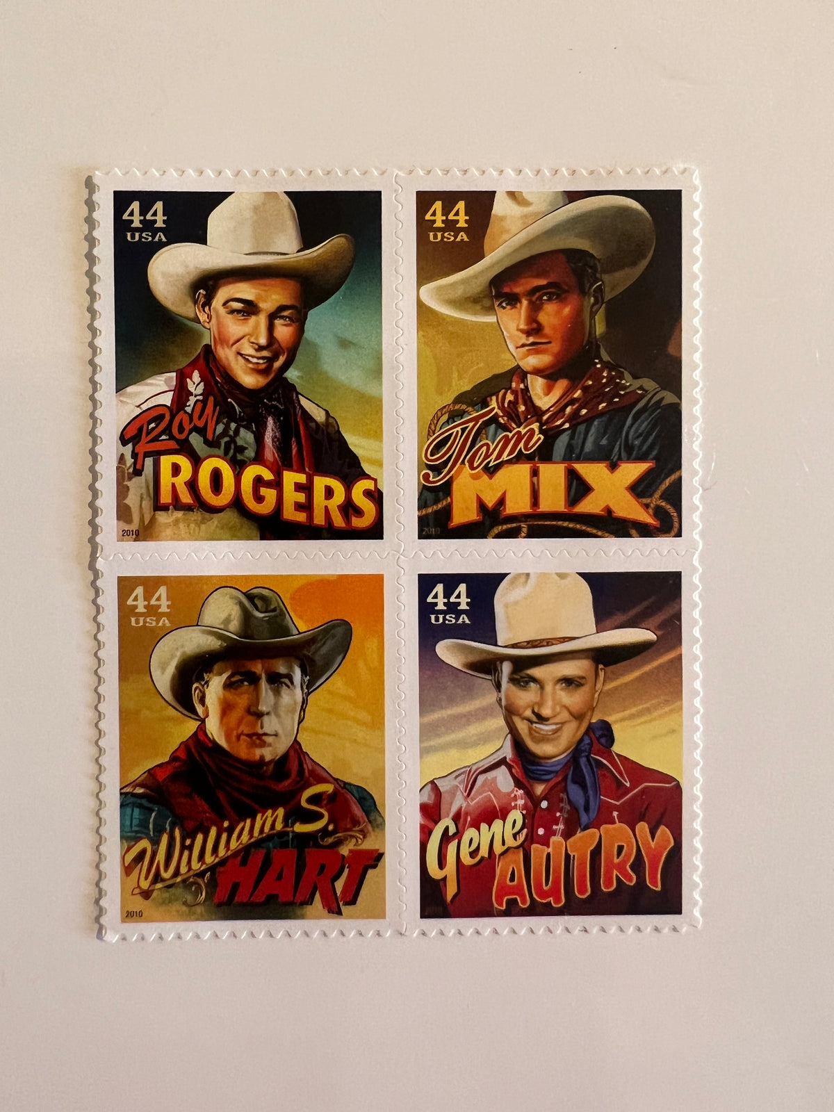 Cowboys of the Silver Screen Stamps