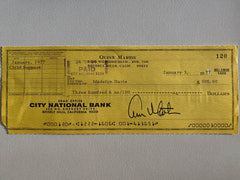 Quinn Martin signed check