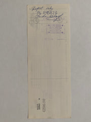 Linda Blair Star Wares consignment signed check