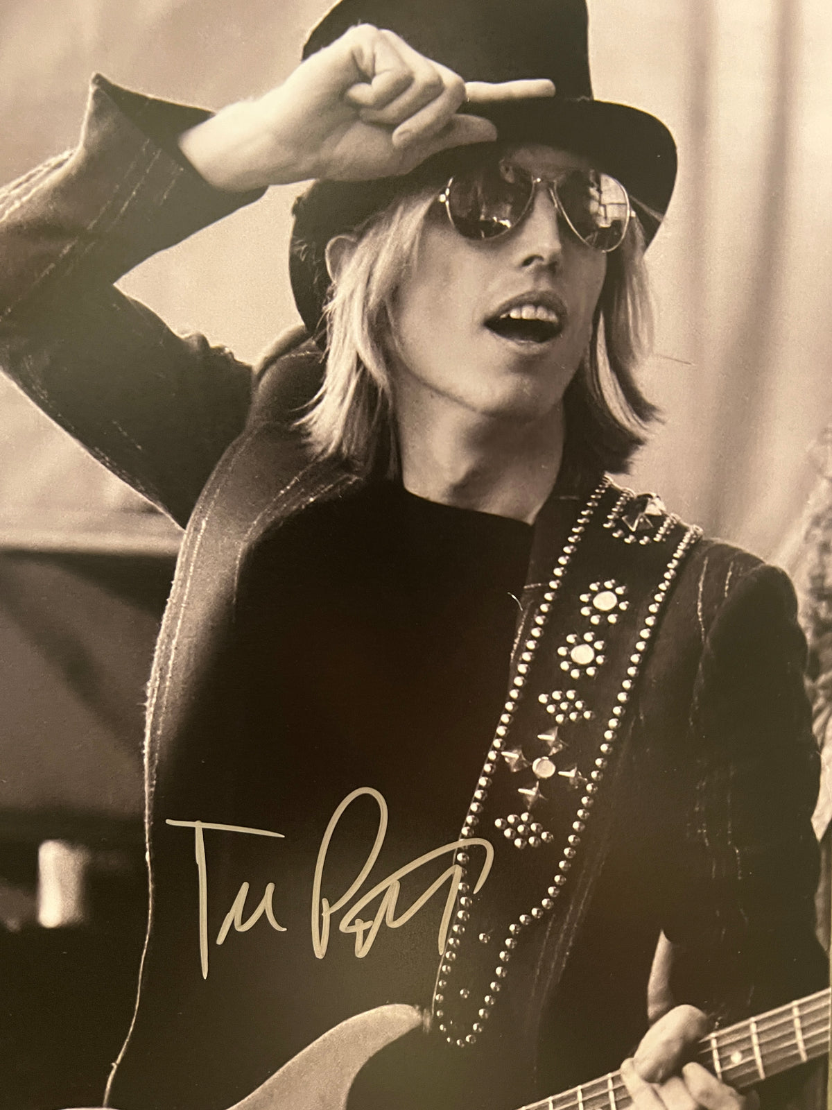 Tom Petty signed photo