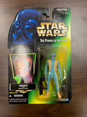 Star Wars unsigned Greedo action figure