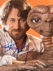 E.T. Steven Spielberg signed photo