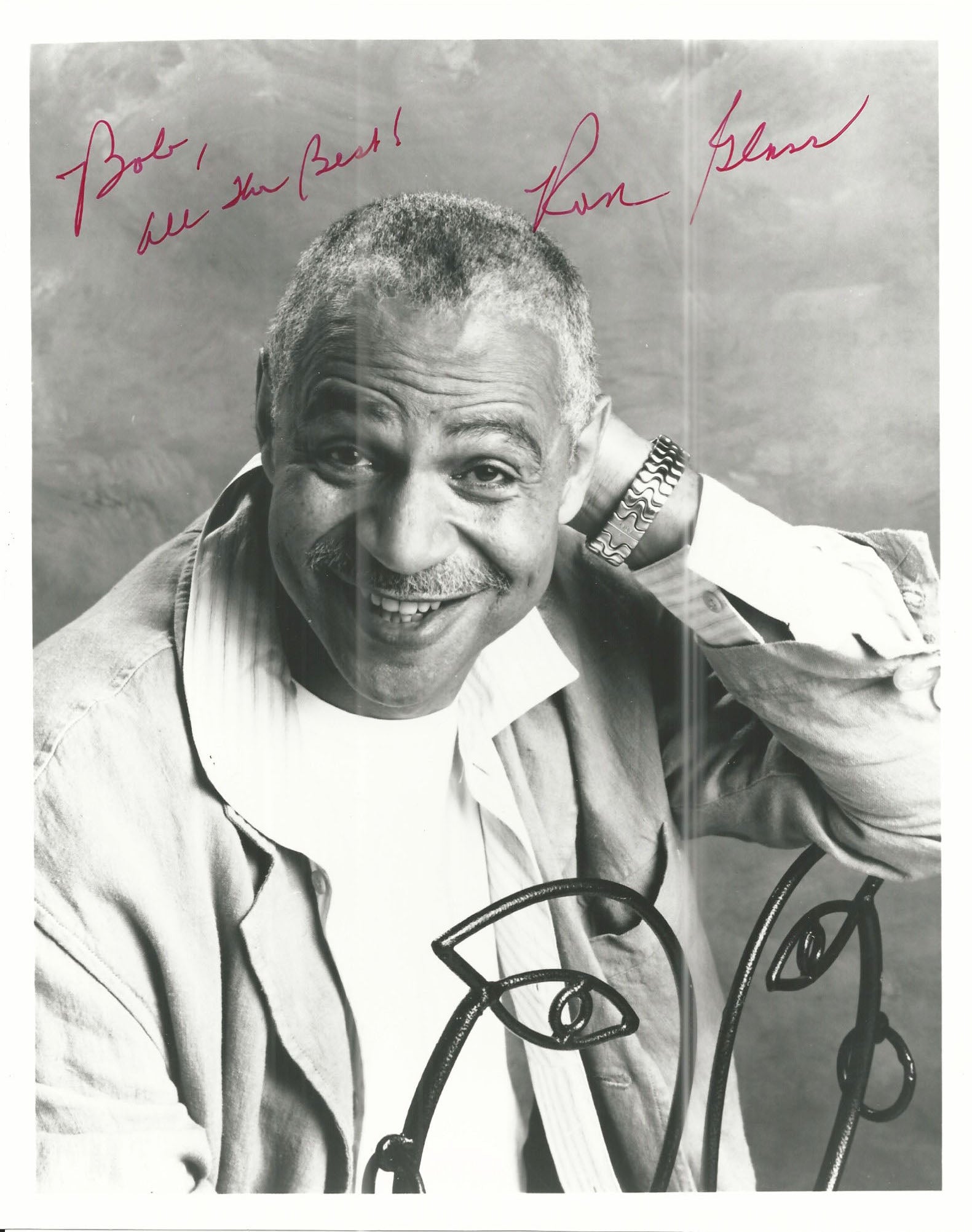 Barney Miller Ron Glass signed photo