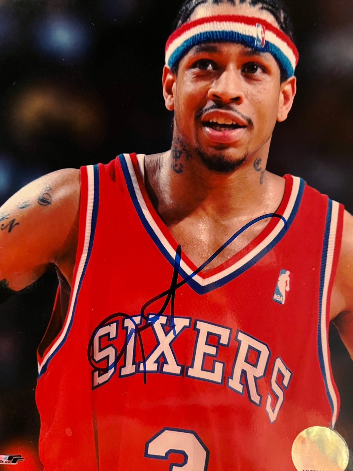 Allen Iverson signed photo