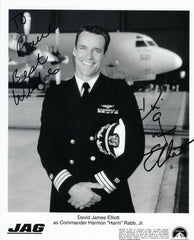 JAG 
David James Elliott signed photo