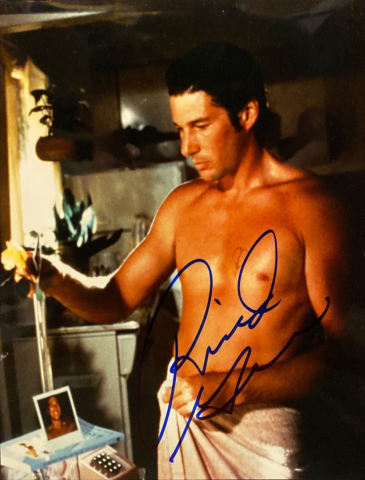 Richard Gere signed "Breathless" movie photo