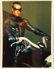 Chris O'Donnell signed "Batman and Robin" movie photo