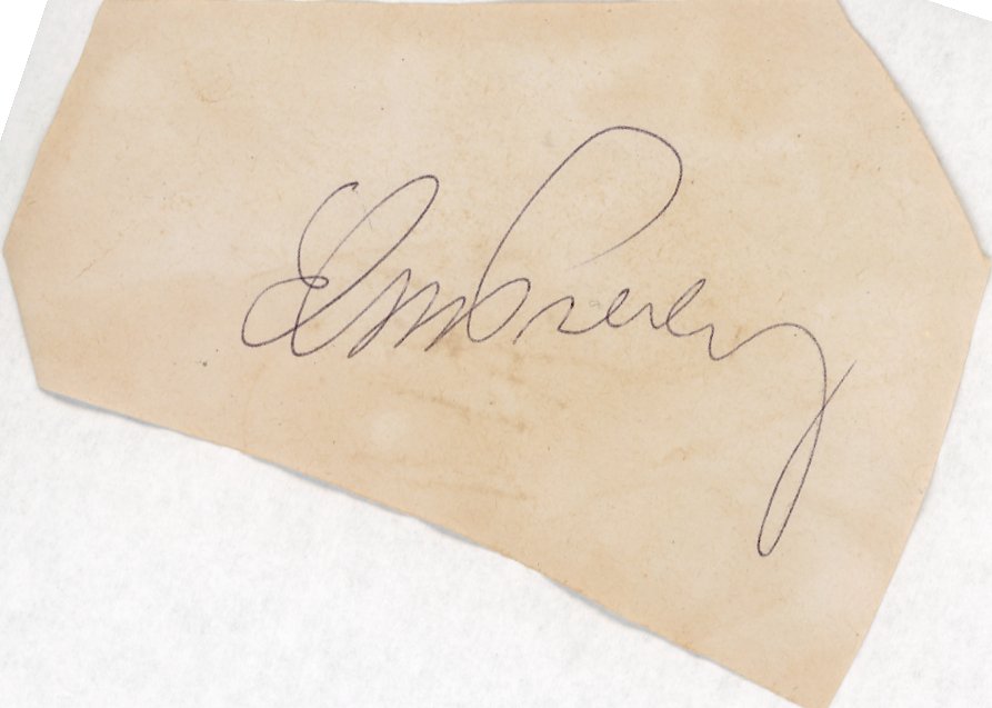Elvis Presley signature cut - Cut