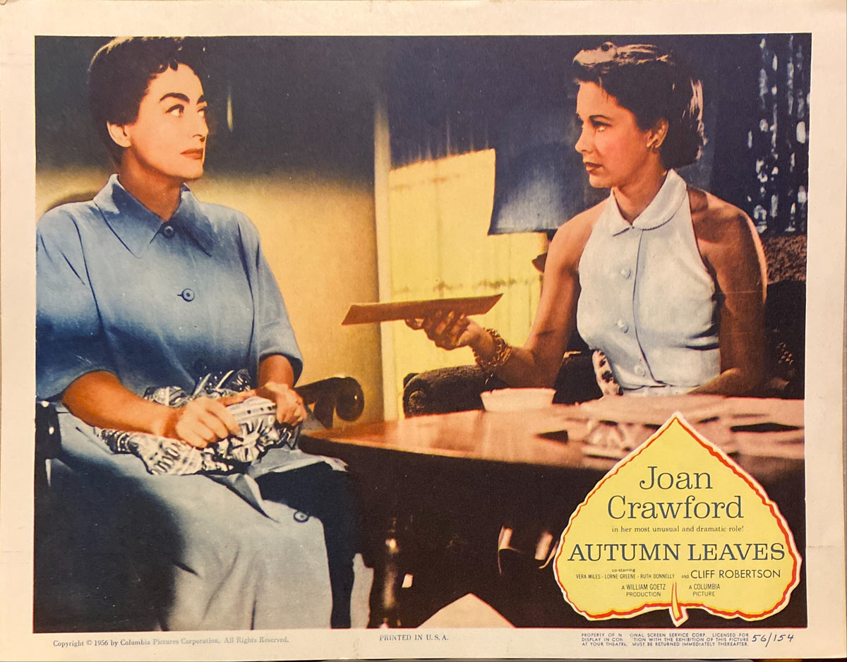 Joan Crawford "Autumn Leaves" original Lobby Card