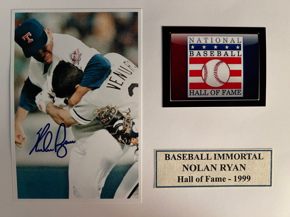 Nolan Ryan signed photo