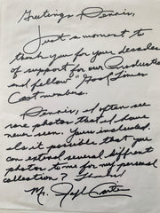 Good Times Ralph Carter Signed Letter