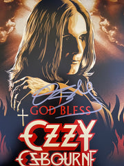 Ozzy Osbourne signed photo