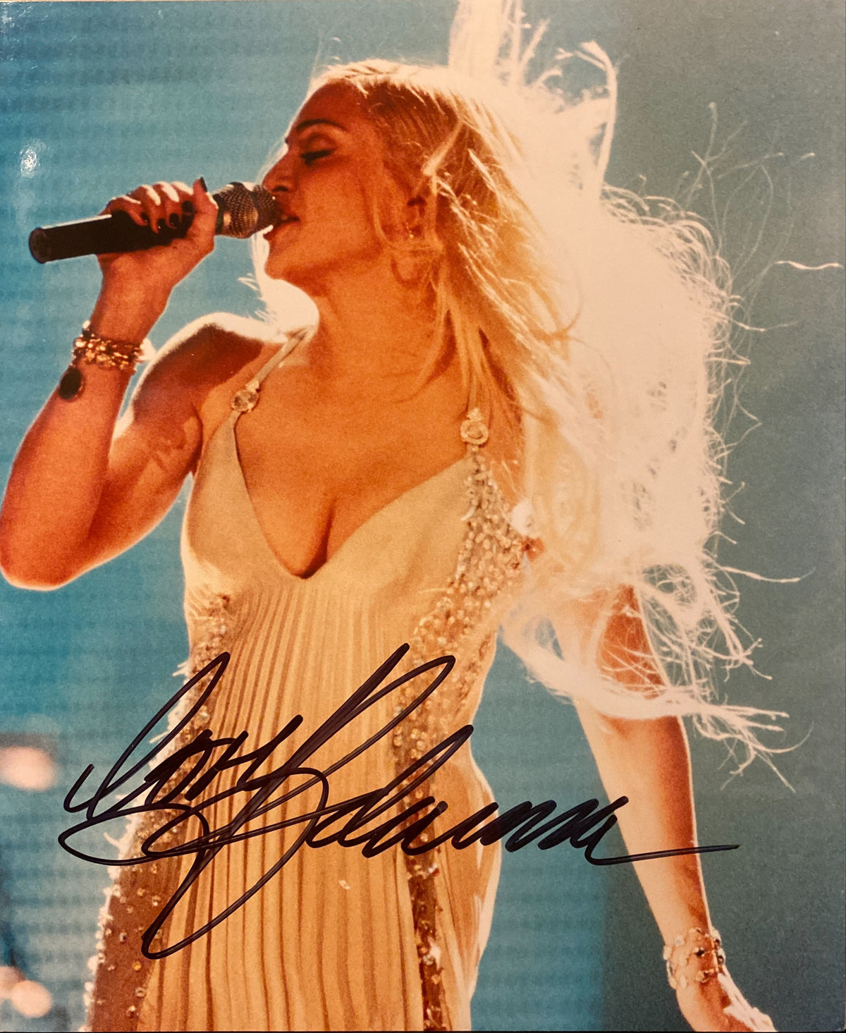 Madonna signed  photo