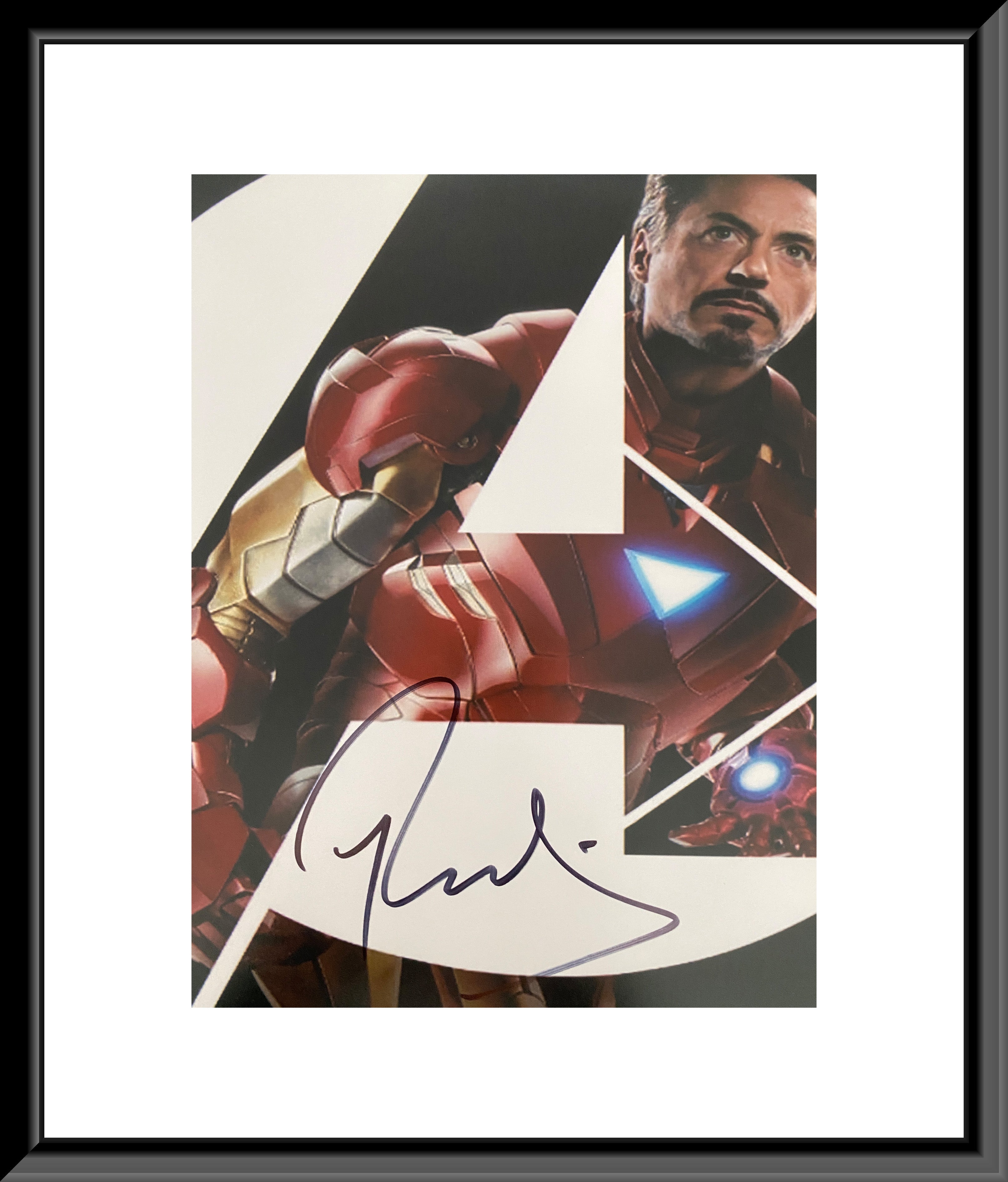 Avengers Robert Downey Jr. signed movie photo