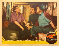 Wallace Beery and Marjorie Main "Barnacle Bill" original Lobby Card