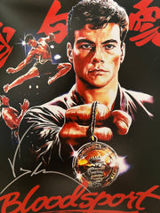 Bloodsport Jean Claude Van Damme signed photo. GFA Authenticated