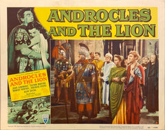 Jean Simmons and Victor Mature "Androcles and the Lion" original lobby card