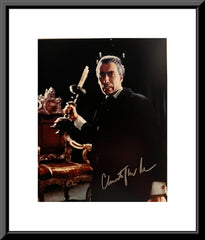 Dracula Christopher Lee signed photo