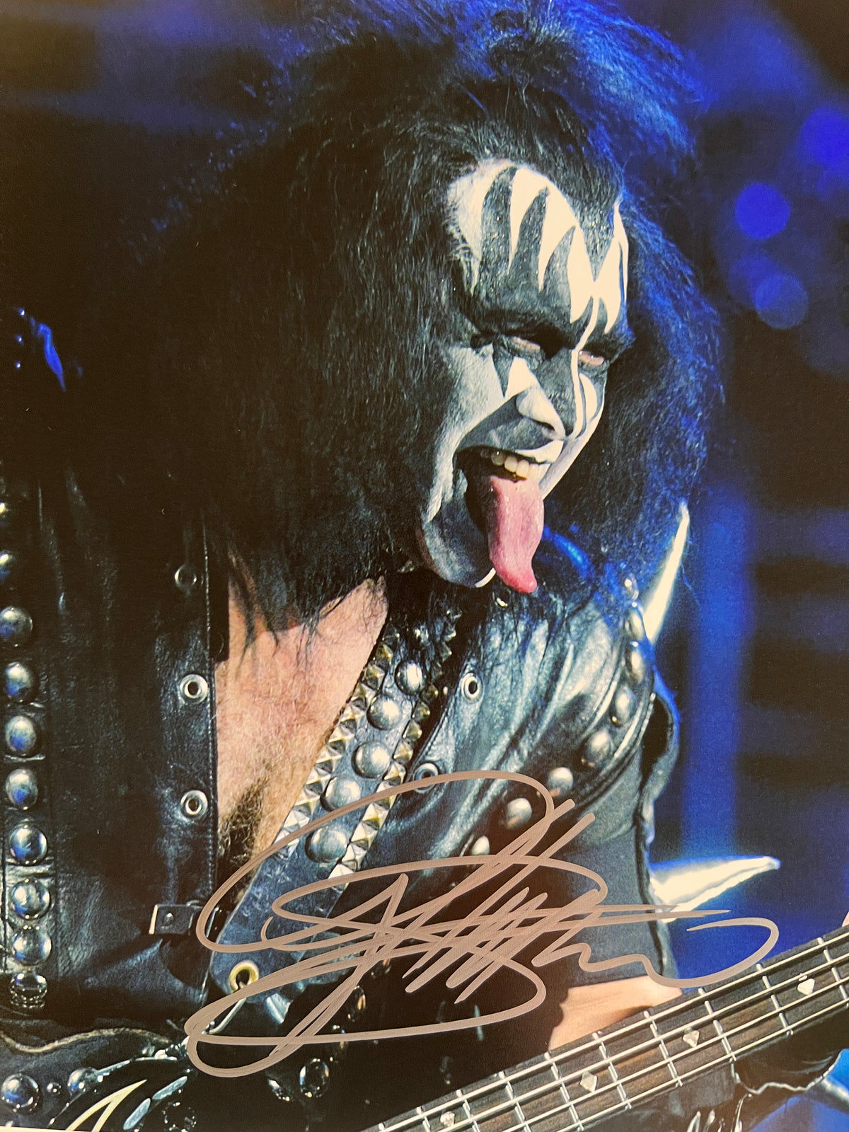 Kiss Gene Simmons signed photo