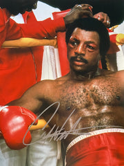 Rocky Carl Weathers signed movie photo