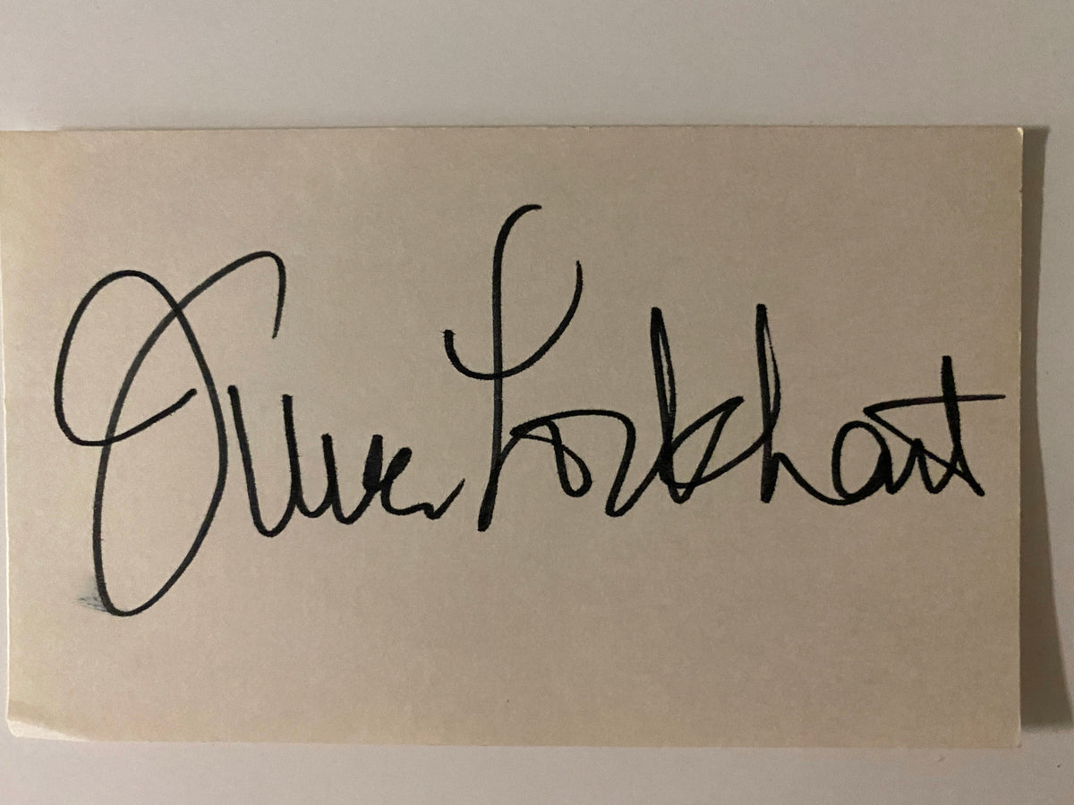 Lassies June Lockhart signature cut
