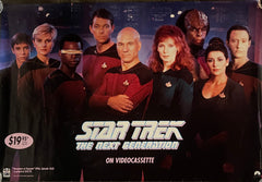 Star Trek The Next Generation on Video Cassette original movie poster