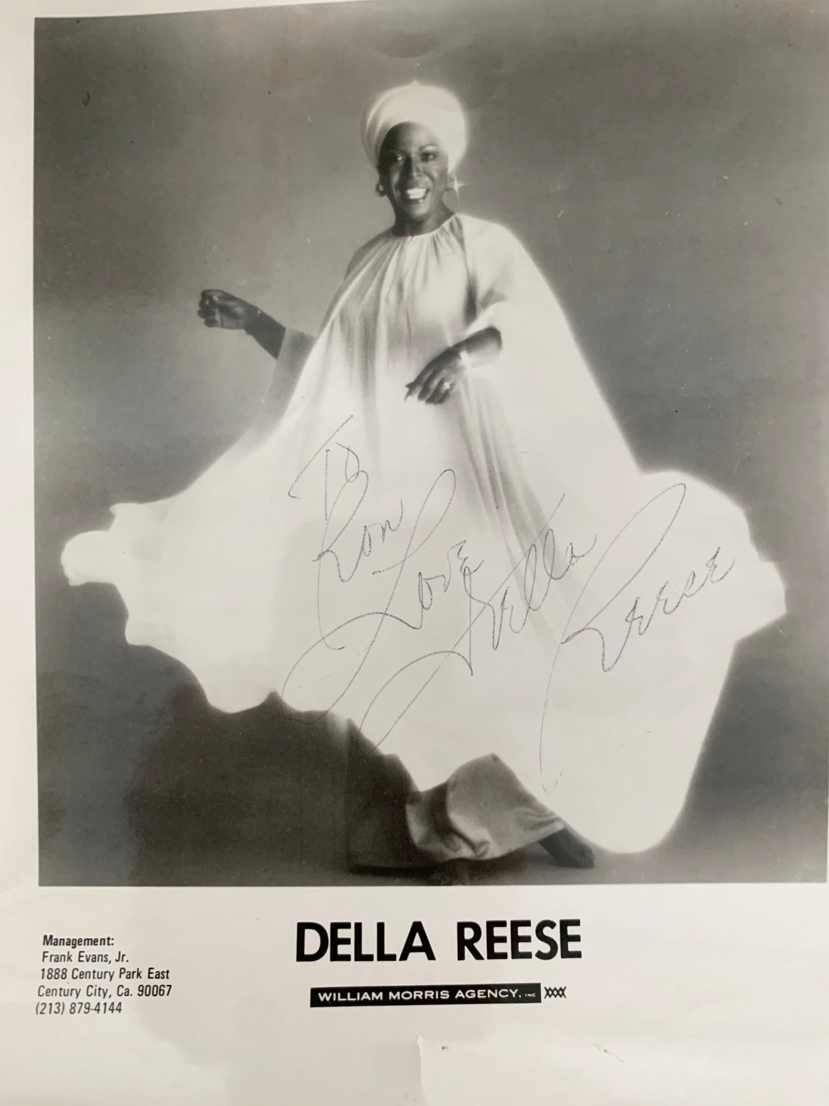 Harlem Nights Della Reese signed photo