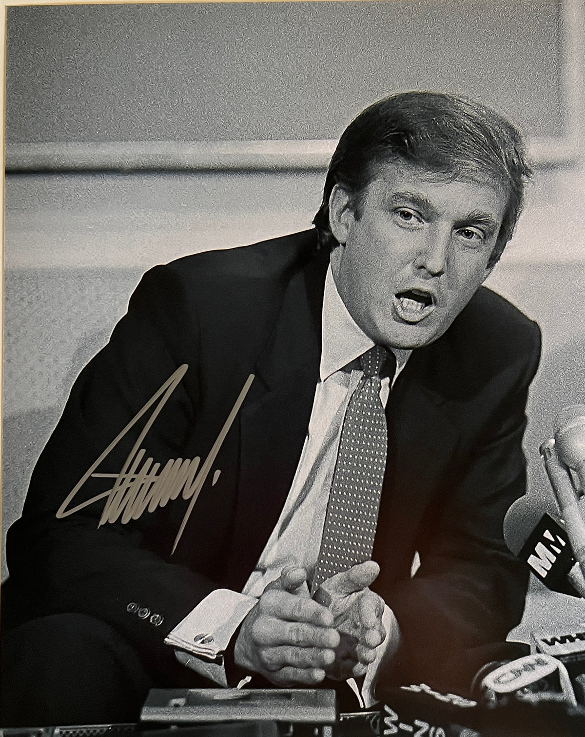 Donald Trump signed photo