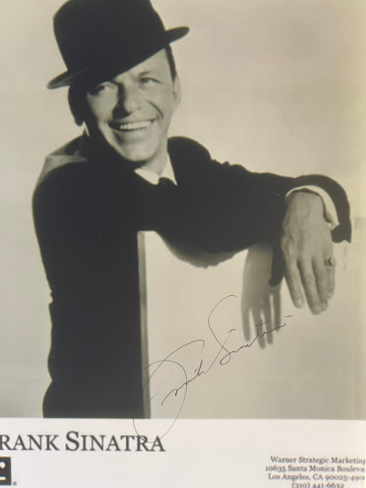 Frank Sinatra signed photo