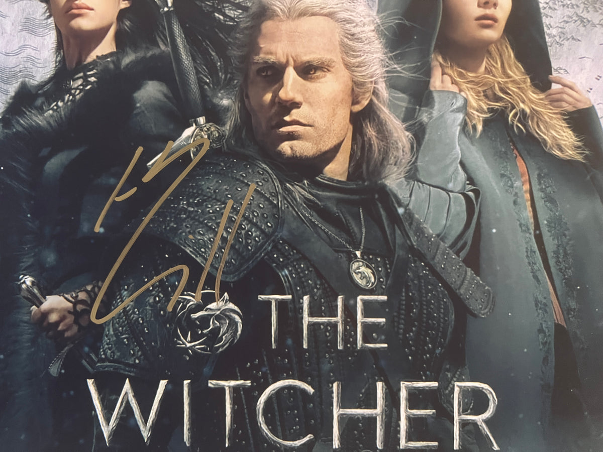The Witcher Henry Cavill signed photo