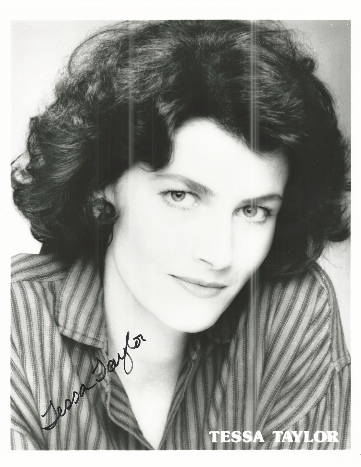 Tessa Taylor signed photo