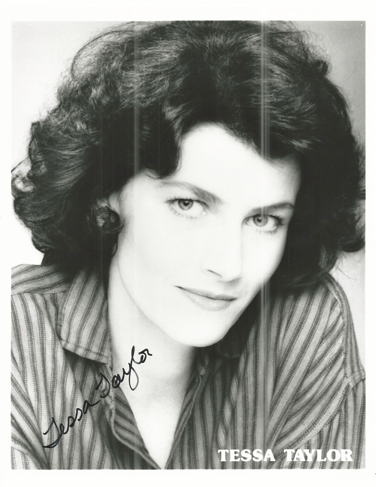 Tessa Taylor signed photo