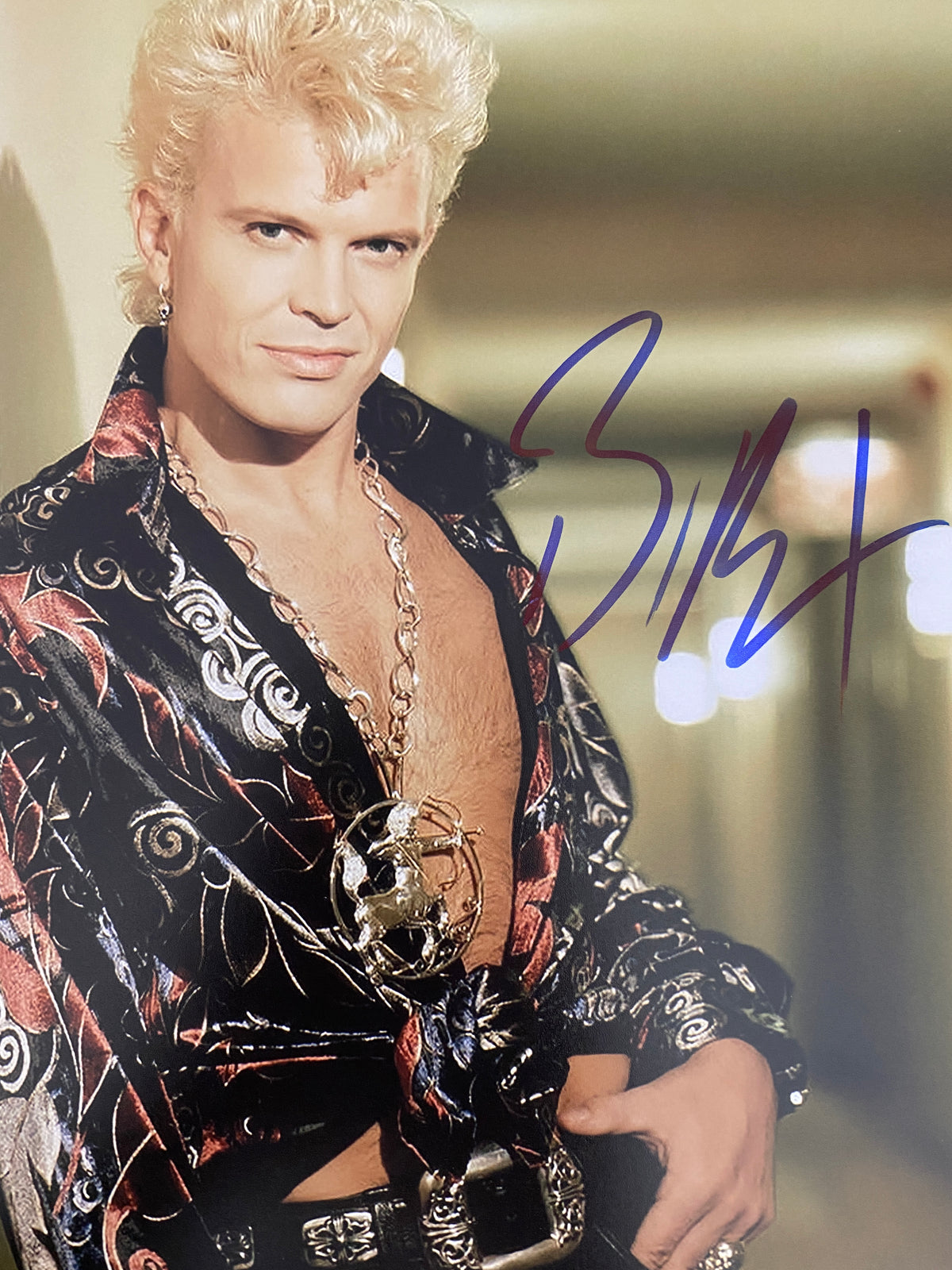 Billy Idol signed photo