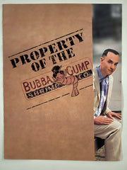 Original Forrest Gump Bubba Gump Folded Movie Flyer
