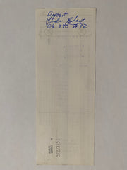 Linda Blair Star Wares consignment signed check