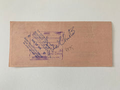 Doctor Zhivago Julie Christie signed check