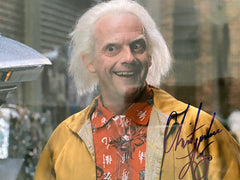 Back to the Future Christopher Lloyd signed movie photo