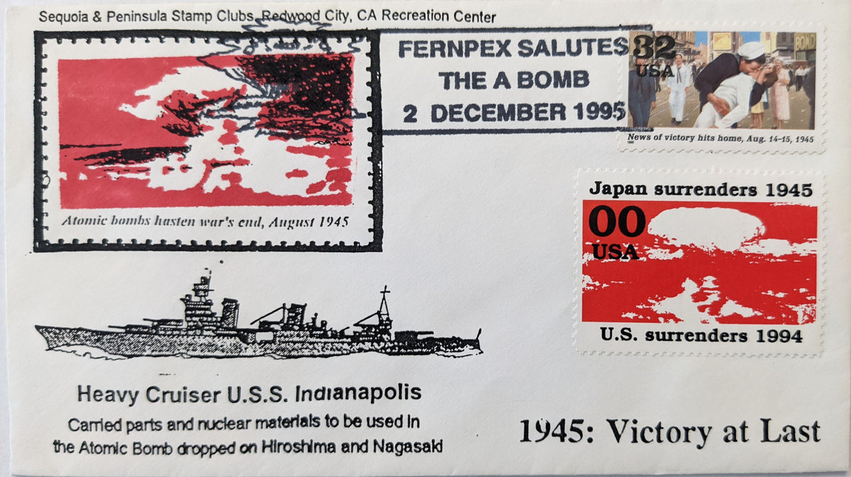 WWII 1945: Victory at Last - 50th Anniversary First Day Cover - 1995