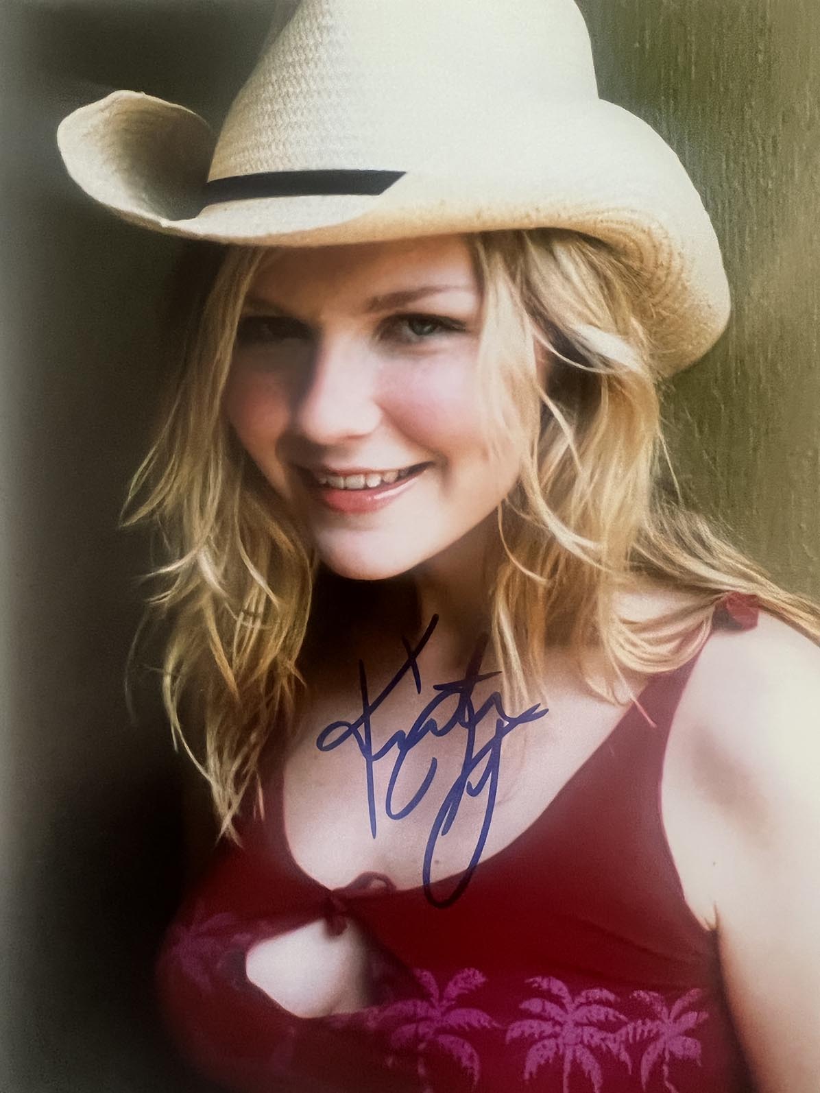 Spiderman Actress Kirsten Dunst signed photo