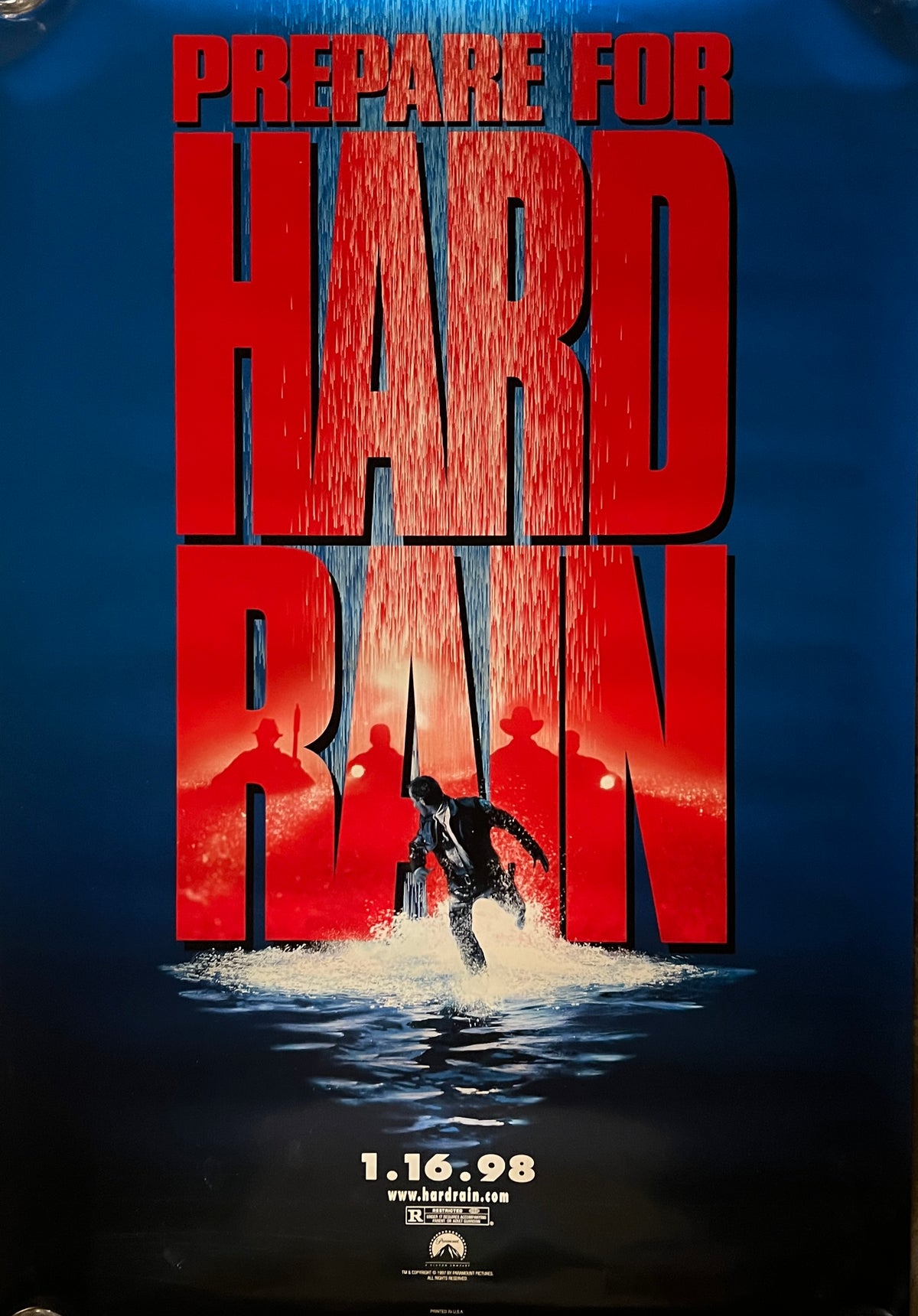 Hard Rain Original Movie Poster