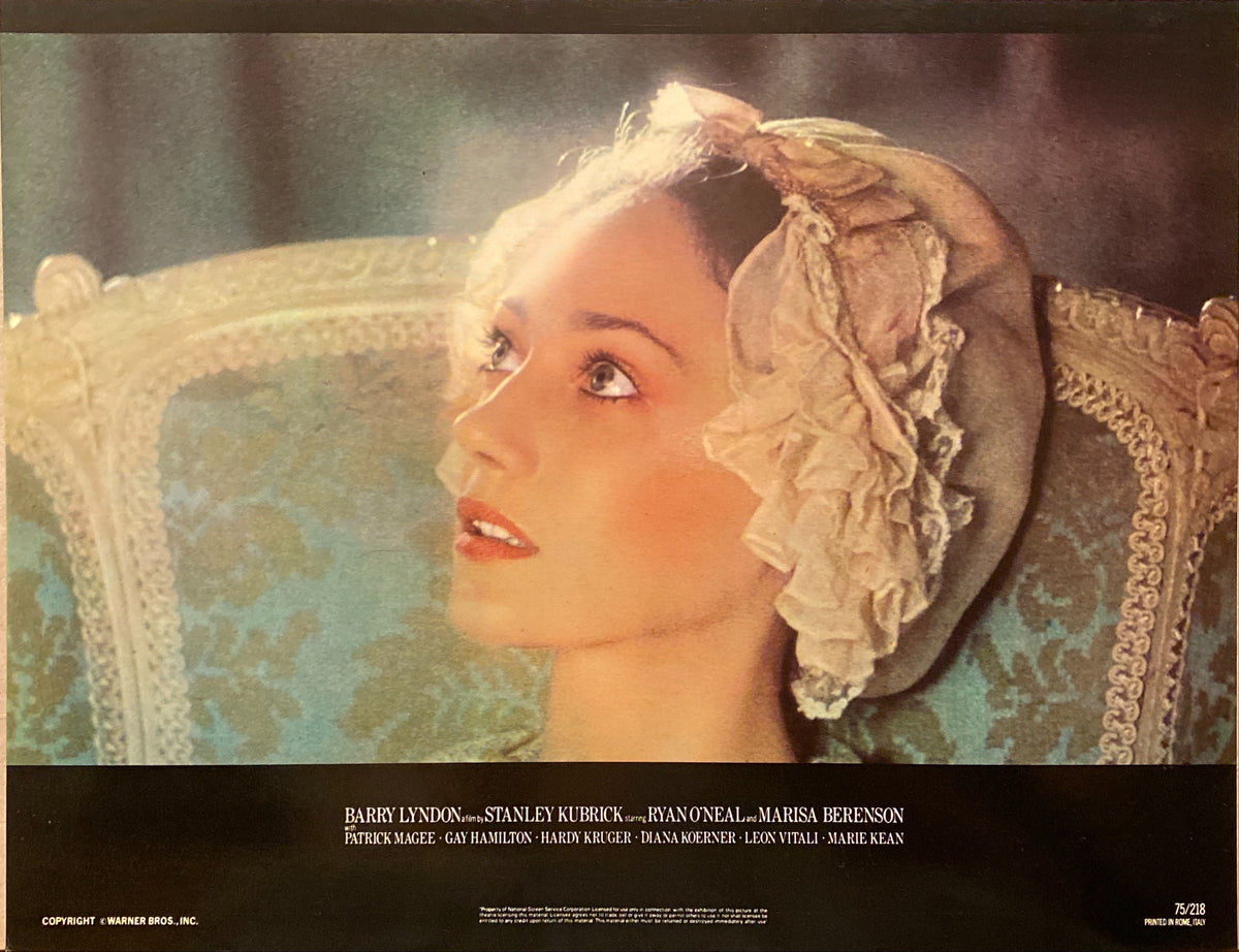 Ryan O'Neal and Marisa Berenson "Barry Lyndon" original Lobby Card