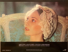 Ryan O'Neal and Marisa Berenson "Barry Lyndon" original Lobby Card