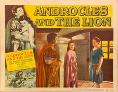 Jean Simmons and Victor Mature "Androcles and the Lion" original lobby card