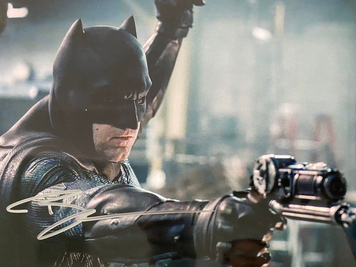 Batman Ben Affleck signed movie photo