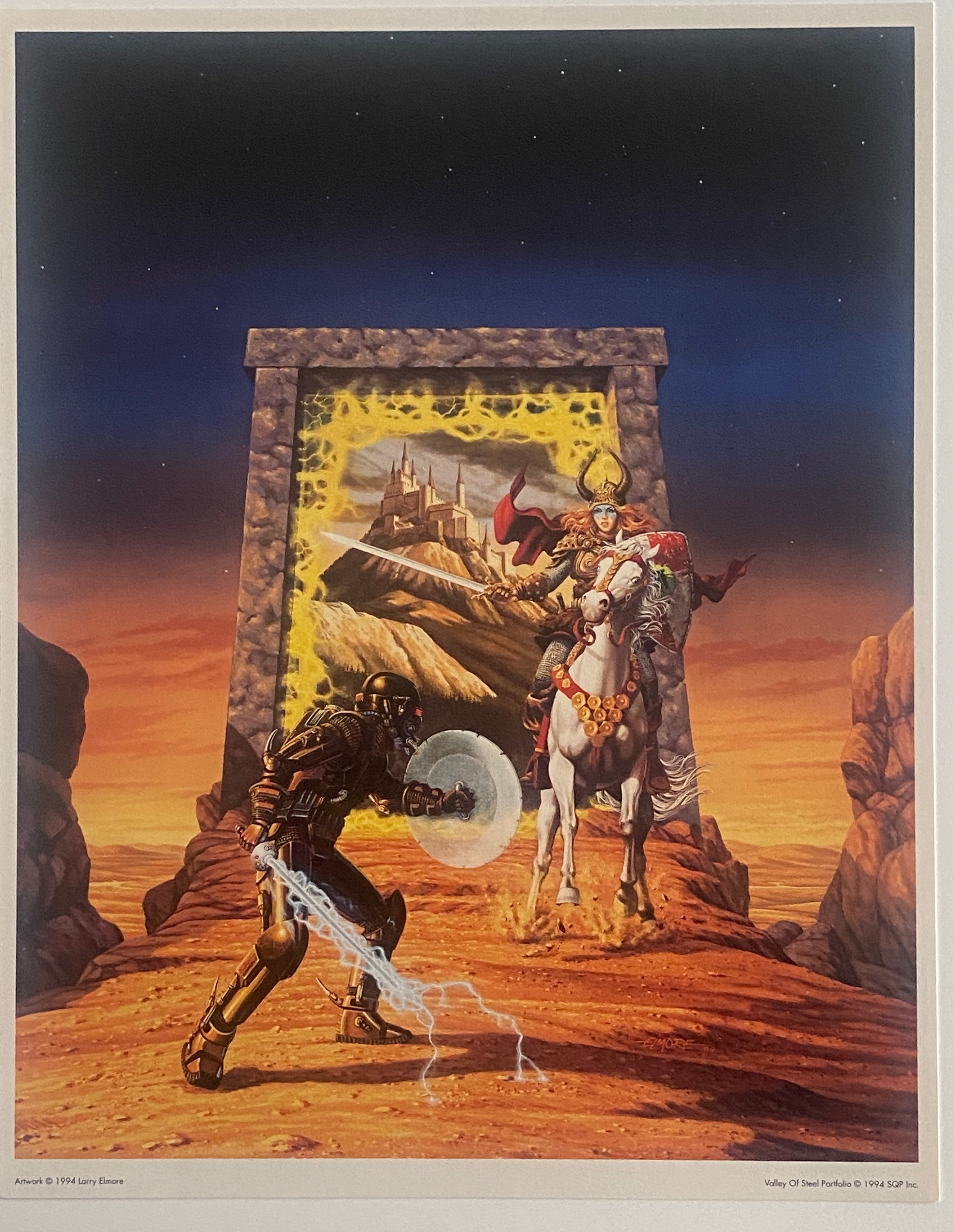 Larry Elmore signed Valley of Steel portfolio