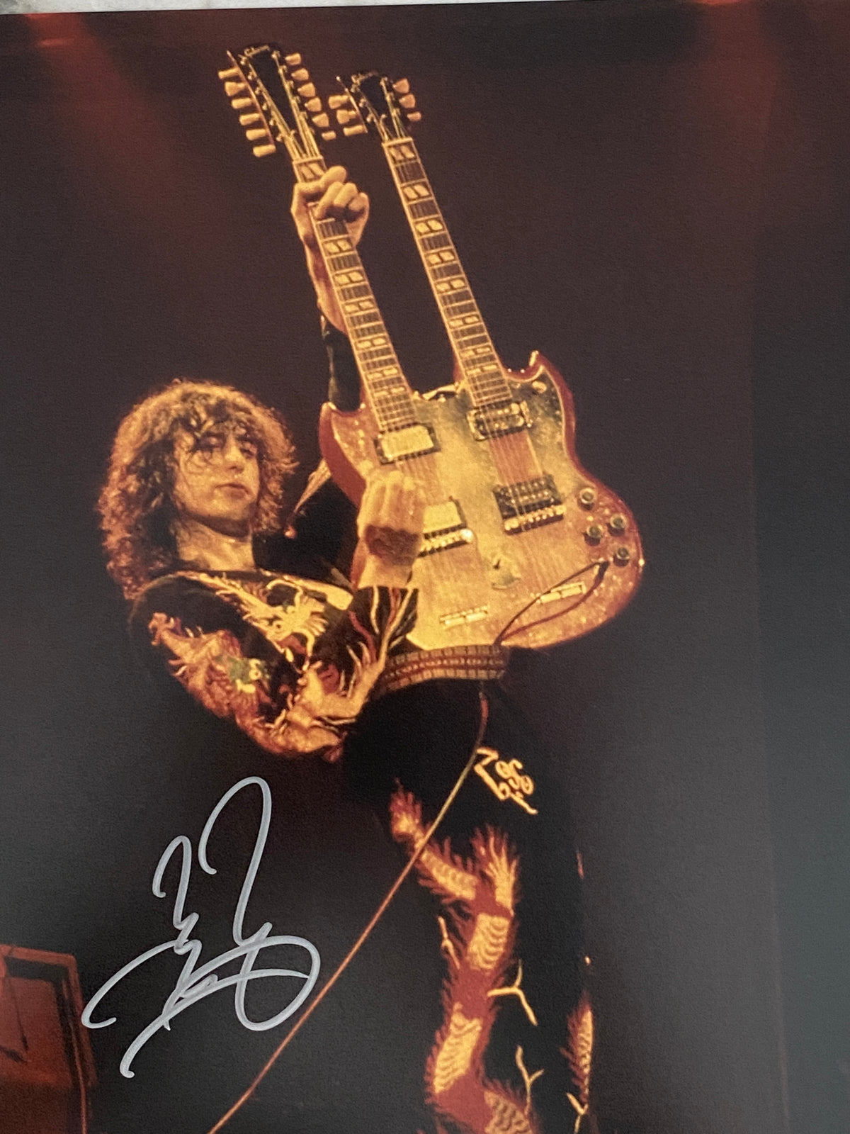 Jimmy Page signed photo