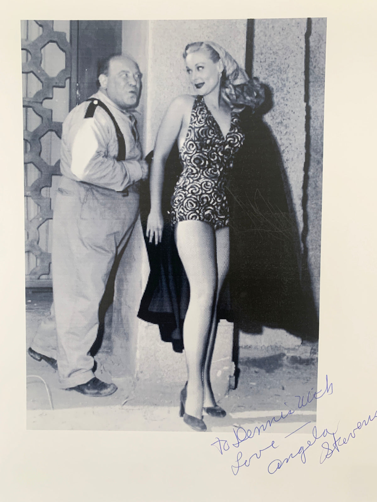 Savage Mutiny Angela Stevens signed photo